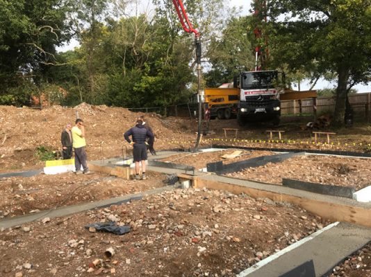 Piling footing for Grand Design house Building Project Manager